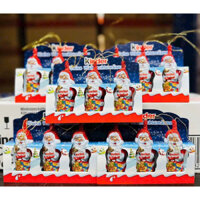 🍫🎅🏻🇩🇪 SET 3 SOCOLA GIÁNG SINH HÌNH ÔNG GIÀ NOEL CỦA ĐỨC KINDER SCHOKOLADE KLEINE WEIHNACHCHTSMANN CHOCOLATE GERMANY 45G
