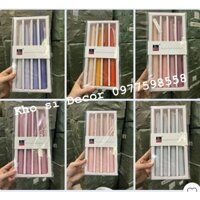 🌸 Set 4 Cây Nến Sáp Thơm Màu Pastel 🌸 Trang Trí Sự Kiện, Tiệc Cưới