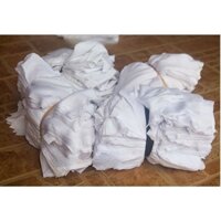 [ set 5kg ] # Vải Cotton Trắng # giẻ lau # giẻ lau trắng # [ kích cỡ khổ A7 ➡ A4 ]