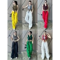 ✅ Set ÁO CARO QUẦN XÍCH tập Zumba,Gym, Yoga, Aerobic, thể dục nữ .(KHÔNG KÈM BRA)