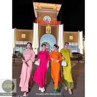 [ Set ] Áo Dài Tết Chất Lụa Gấm Size S M L [ Hàng Có Sẵn - Ảnh Thật Shop Chụp ]
