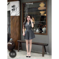 🎀 SET ÁO GILE CỔ VEST CÁCH ĐIỆU + QUẦN GIẢ VÁY (MS U08) - Phong Cách Sang Trọng và Cuốn Hút 🎀