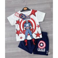 🦸🦸 SET BỘ COTTON IN HÌNH SIÊU NHÂN MARVEL BÉ TRAI🦸🦸