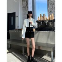 🖤 Set đầm body 2s kèm khoác kaki đỉnh của chóp 🖤