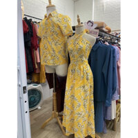 💕 Set đồ đôi đi biển vàng maxi xinh, mẫu mã hottrend - YH Couple