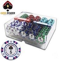 👑 SET HỘP 200 CHIP PHỈNH POKER CLAY 14G 3 TONES CAO CẤP - GEM BIGBANG® 👑