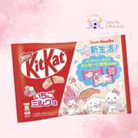 🐶 Set KitKat Sanrio full box kèm gấu random (sanrio, capybara, lobby, monster), thiệp xinh và túi xinh ✨