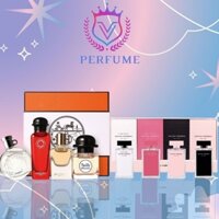 [ Set ] Set Nước Hoa Narciso Rodriguez Mini 4 chai 7,5ml, Set bộ nước hoa làm quà tặng