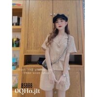 💕 SET SHORT CỔ VEST CỰC XINH💕có size lớn