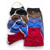 [ SEY Set - Thun Lạnh ] Sey Active TWO TONE Bộ đồ tập gym, đạp xe, chạy bộ áo Bra quần Short cao cấp NEISPORT