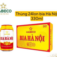 { Ship Hoả Tốc } Thùng Bia Lon Hà Nội 330ml