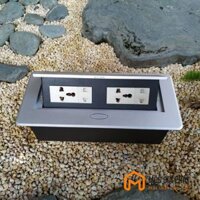[ SHIP NHANH] Ổ Cắm Âm Bàn Họp, Hộp Điện Âm Bàn, Âm Sàn Chữ Nhật Cao Cấp Module Thay Đổi Tùy Ý