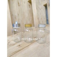 [ sỉ 1 thùng 150c ] - Chai thủy tinh 150ml nắp nhôm và nắp dây đựng yến chưng, sữa, nước ép