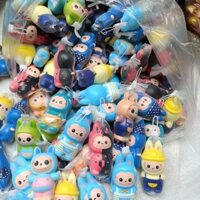 [ Sỉ 10 con squishy labubu mặc yếm ( tiệm nhà Bo)