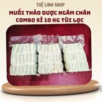 [ Sỉ 10kg] Muối thảo dược ngâm chân túi lọc hút chân không Tuệ Linh - Giúp ngủ ngon, giảm nhức mỏi và hôi chân