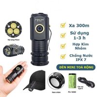 [ sỉ 79k ] Đèn Pin Cầm Tay Mini Siêu Sáng X-BALOG 350X Vỏ Nhôm Chống Nước IPX7 Full Hộp (Hàng Loại, Bảo Hành 24 Tháng )