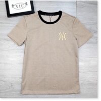 🍀 (Sỉ = Lẻ) ÁO THUN NAM KẺ CHÌM/IN CHỮ MÀU NUDE * ↺ ¹ . - Az1 *