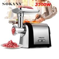 [ SỈ - LẺ ] Máy xay thịt gia đình, máy xay thịt công nghiệp Sokany 3200W [ BH - 12 Tháng]
