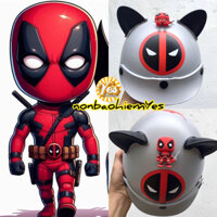 { Sỉ & Lẻ } Mũ bảo hiểm trẻ em siêu nhân Deadpool 3D siêu cưng