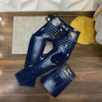 🍀 (Sỉ = Lẻ) Quần jean biker côn khoá lệch vảy sơn * ↺ ¹ . '