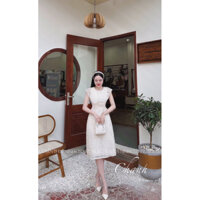 ( sỉ lẻ váy thiết kế) váy ren eo kê ngọc