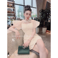 ( sỉ lẻ váy thiết kế) váy ren pha tơ kê ngọc