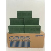 [ Sỉ thùng 20 viên ] Xốp xanh cắm hoa tươi, hoa sáp, mút xốp Oasis AdvantageNội Địa Trung