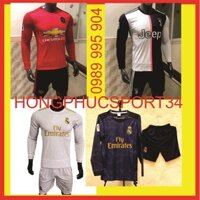 [ Siêu Bất Ngờ] Bộ áo đá bóng DÀI TAY nhiều mẫu hàng đẹp uy tín