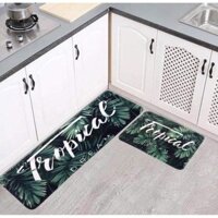 [ SIÊU BỀN ĐẸP ] Thảm trải sàn bếp lau chùi chân chống trơn trượt - Thảm trang trí THAM0005