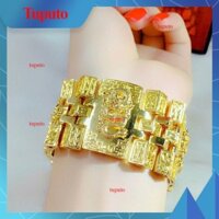 [ Siêu Bền - Siêu Rẻ ] Lắc tay nam mạ vàng Lắc Rồng Đặc cực đẹp, Lắc tay titan mạ vàng M118