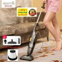 [ SIÊU GIẢM GIÁ ] Máy Hút Bụi Cầm Tay DEERMA DX115C + Tặng 1 Bộ Lọc HEPA