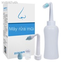 ﹍ ┅ [SIÊU HOT 2021]♨❏✶Mũi bên trái thiết bị rửa hộ gia đình người lớn trẻ em y tế bình viêm xoang bằng tay máy tưới