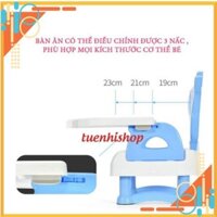 [ Siêu Hot] GHẾ ĂN DẶM CHO BÉ SIÊU GỌN NHẸ + CÓ BÁNH XE CHO BÉ 6-36 THÁNG