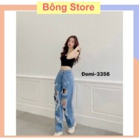 🌟[ SIÊU HOT ] Quần jeans suông siêu rách cá tính, màu sắc hài hòa cơ bản xác định phong cách độc lạ ✨