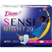 { SIÊU KHUYẾN MÃI} COMBO 6 GÓI BVS DIANA SENSI NIGHT 29CM ( MẶT BÔNG )