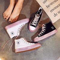 ( Siêu Phẩm mới về ) Giày Vải nữ cao cổ siêu đẹp