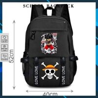 [ SIÊU RẺ ] BST Balo Đi Học Cao Cấp One Piece - Đảo Hải Tặc, Balo Monkey D.Luffy