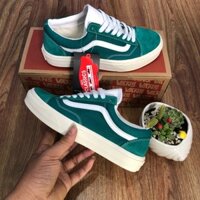 [ Siêu Rẻ ] Giày Vans Màu Xanh Da Lộn