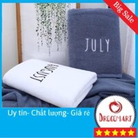 [ Siêu Rẻ ] Khăn Tắm Cotton Cao Cấp Thêu Tên Tháng Hàng Xuất Hàn Size 70 x 140 cm
