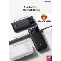 { Siêu rẻ } Pin sạc dự phòng 15W 30000mAh Chính Hãng  Baseus Bipow  Power Bank 2 Cổng sạc nhanh.
