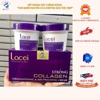 💥 SIÊU RẺ💥 Thuốc duỗi tóc KHÔNG KẸP NHIỆT bóng mượt dùng cá nhân tại nhà Collagen Lacei 200ml