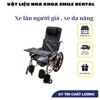 [ SIÊU RẺ ] Xe lăn người già , xe đa năng, có bô,có thể ngả thành giường, gấp gọn - Xe lăn cho người bệnh