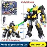 [ Siêu Sale]  Đồ Chơi Mô Hình MINIFORCE Robot Siêu Khủng Long - Stego Băng giá