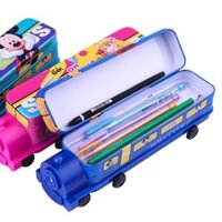 [ SIÊU SALE ] Hộp đựng bút hình xe tàu hỏa cho bé, màu sắc bắt mắt, có thể làm đồ chơi cho bé.