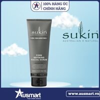 [ SIÊU SALE ] Kem tẩy tế bào chết cân bằng dầu Sukin Oil Balancing Pore Refining Facial Scrub 125ml