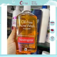 ⚡[ SIÊU SALE ] Sữa rửa mặt cho da mụn neutrogena Oil-Free Acne Wash 269ml từ Mỹ
