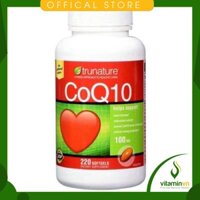 ⚡[ SIÊU SALE ]  Viên Uống Trunature CoQ10 100mg  Của Mỹ chai 250 viên [ CHÍNH HÃNG ]🍀