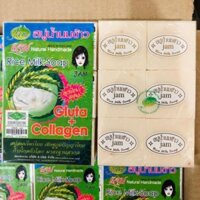 [ SIÊU SALE ] Xà bông gạo Jam Thái Lan (1 lốc 12 cục)