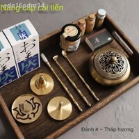 ✟ ✉ [Siêu Sale]☈✉Đồ Đường Nhang Bộ Đồng Nguyên Chất Bắt Đầu Nâng Cấp Dụng Cụ Làm Hương Con Dấu Trầm Gỗ Đàn Bột Tháp Niêm
