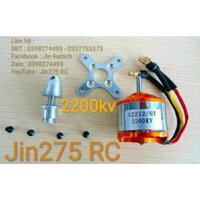 💖 Siêu SOCK 💖 Motor không chổi than 2212 _ 1000kv 1400kv 2200kv, 2450kv 2700kv đã hàn sẵn jack( động cơ 3 pha )